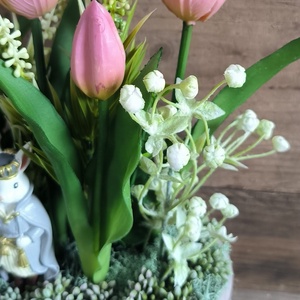 Nyúlkirályfi tavaszi/húsvéti asztaldísz - otthon & életmód - dekoráció - asztal és polc dekoráció - asztaldísz - Meska.hu