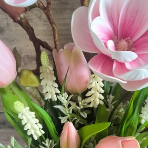 Magnólia gyöngyházfényű VZS kaspóban - otthon & életmód - dekoráció - asztal és polc dekoráció - asztaldísz - Meska.hu