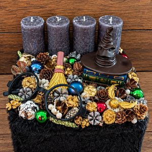 Harry Potter adventi box - karácsony - adventi díszek - adventi asztaldísz - Meska.hu