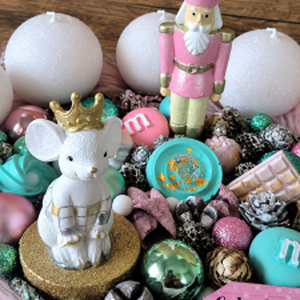 Cukorkagyár adventi koszorú � 30 cm - karácsony - adventi díszek - adventi gyertyadíszek és koszorúdíszek - Meska.hu