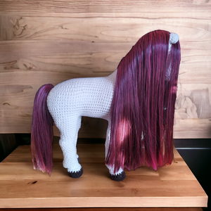 Horgolt ló - játék & sport - plüssállat & játékfigura - ló - Meska.hu