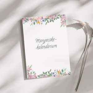 Menyecske-Kalendárium (Nyomtatott) - esküvő - lánybúcsú - Meska.hu