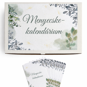 Menyecske-Kalendárium (Nyomtatott) - esküvő - lánybúcsú - Meska.hu
