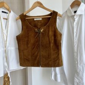 miu miu Vintage Bőrmellény - Meska.hu