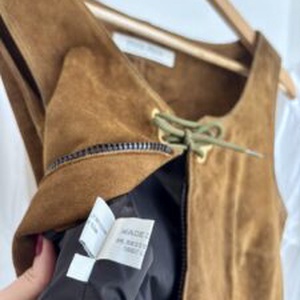 miu miu Vintage Bőrmellény - ruha & divat - női ruha - mellény - Meska.hu