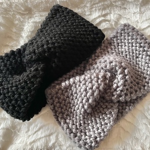 Kézzel kötött fülvédő / fülmelegítő - ruha & divat - sál, sapka, kendő - fejpánt - Meska.hu