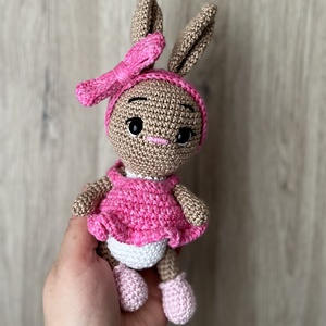 Horgolt pici Húsvéti nyuszi - játék & sport - plüssállat & játékfigura - nyuszi - Meska.hu