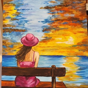 Egyedi akril festmény 40x50 - Meska.hu