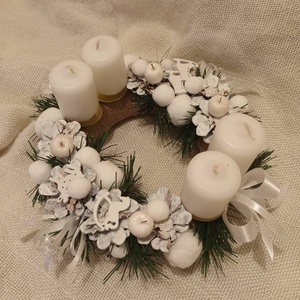 Adventi koszorú  - Meska.hu