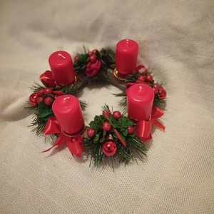 Adventi koszorú  - Meska.hu