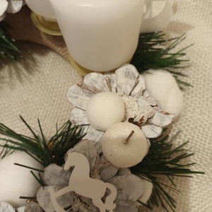 Adventi koszorú  - karácsony - adventi díszek - adventi koszorú - Meska.hu