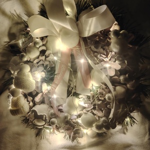 Karácsonyi ajtódísz , Karácsony, Adventi díszek, Adventi ajtódísz, Virágkötés, Mindenmás, MESKA