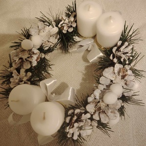 Adventi koszorú  - Meska.hu