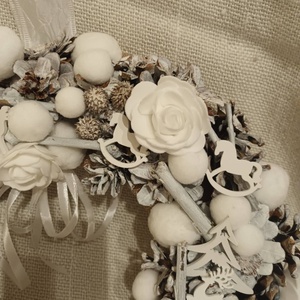 Karácsonyi ajtódísz  - karácsony - adventi díszek - adventi ajtódísz - Meska.hu