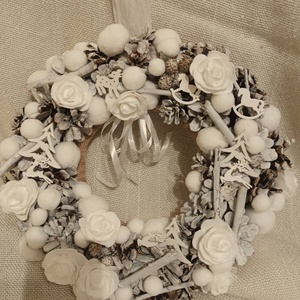 Karácsonyi ajtódísz  - Meska.hu