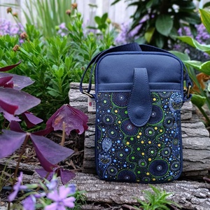 Válltáska, Crossbody, Ausztrál aboriginal mintás textilből készült, divatos parti táska, fesztivál táska., Táska & Tok, Kézitáska & válltáska, Vállon átvethető táska, Varrás, MESKA