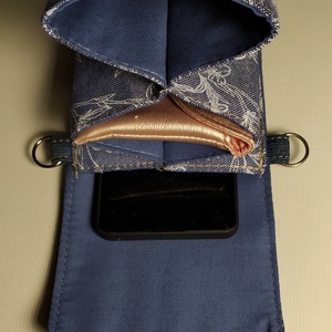 Válltáska, Crossbody, Virágmintás textilből készült, divatos parti táska, fesztivál táska. - táska & tok - kézitáska & válltáska - vállon átvethető táska - Meska.hu