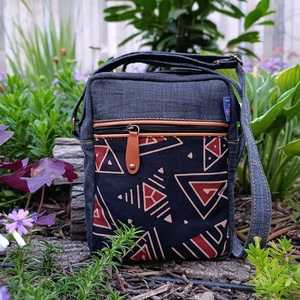 Válltáska, Crossbody, Afrika textil mintás anyagból készült, divatos parti táska, fesztivál táska., Táska & Tok, Kézitáska & válltáska, Vállon átvethető táska, Varrás, MESKA