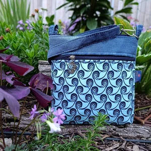 Válltáska, Crossbody, Afrika textil mintás anyagból készült, divatos parti táska, fesztivál táska., Táska & Tok, Kézitáska & válltáska, Vállon átvethető táska, Varrás, MESKA