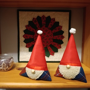 Karácsonyi Manó figura, karácsonyi dekoráció  - Meska.hu