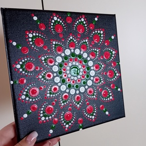 Mandala vászonkép. - otthon & életmód - dekoráció - kép & falikép - vászonkép - Meska.hu