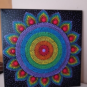 Mandala vászonkép., Otthon & Életmód, Dekoráció, Kép & Falikép, Vászonkép, , MESKA