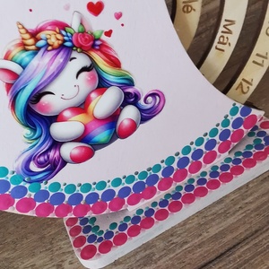 Unikornis öröknaptár  - otthon & életmód - dekoráció - fali és függő dekoráció - falinaptár & öröknaptár - Meska.hu