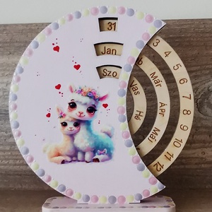 Lámás öröknaptár  - Meska.hu