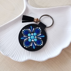 Mandalamintás kulcstartó  - Meska.hu