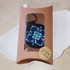 Mandalamintás kulcstartó  - táska & tok - kulcstartó & táskadísz - kulcstartó - Meska.hu