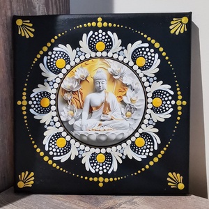 Buddha fali kép - Meska.hu