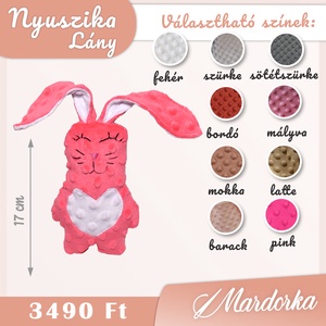 Nyuszi plüss kicsi - játék & sport - plüssállat & játékfigura - nyuszi - Meska.hu