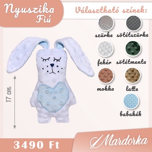 Nyuszi plüss kicsi - játék & sport - plüssállat & játékfigura - nyuszi - Meska.hu