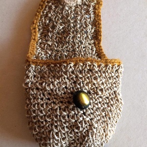 Horgolt övtáska - Meska.hu