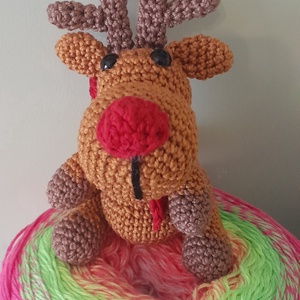 Rénszarvas, Játék & Sport, 3 éves kor alattiaknak, Alvóka & Rongyi, Horgolás, MESKA