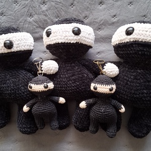 Ninja, Játék & Sport, Plüssállat & Játékfigura, Bagoly, Horgolás, Redelesre keszült figurak, plüssből és pamutból., MESKA