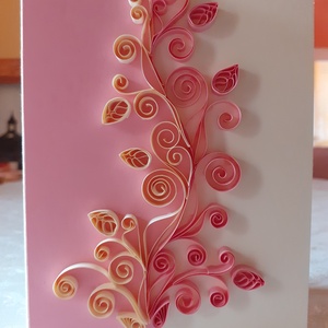Quilling köszöntőlap - Meska.hu