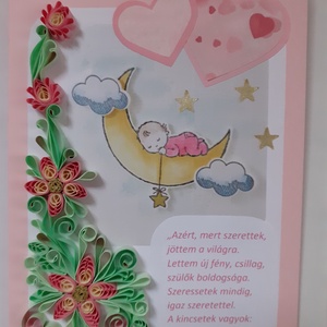 Babaváró képeslap, Játék & Sport, Baba & babaház, Baba, Papírművészet, MESKA