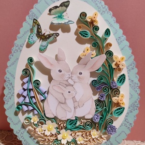 Húsvéti fali dekoráció - Meska.hu