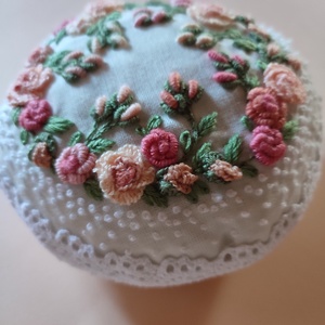 Díszpárna, tűpárna, Otthon & Életmód, Lakástextil, Varrókellék, Hímzés, MESKA