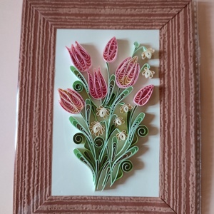 Quilling falikép - Meska.hu Quilling falikép - Meska.hu