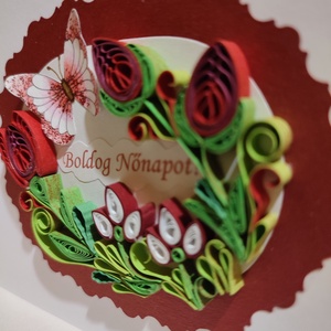 Képeslap Nőnapra - otthon & életmód - papír, írószer - Meska.hu
