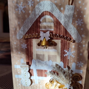 Karácsonyi képeslap - Meska.hu