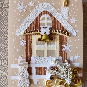 Karácsonyi képeslap - karácsony - karácsonyi ajándékozás - karácsonyi képeslap, üdvözlőlap, ajándékkísérő - Meska.hu