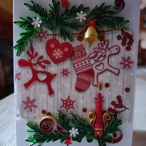 Karácsonyi képeslap - Meska.hu