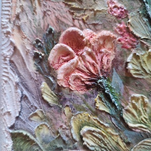 Akrilfestmény: Virágok - művészet - festmény - akril - Meska.hu