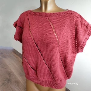 Kötött mellény XS-XXL méret - ruha & divat - női ruha - mellény - Meska.hu