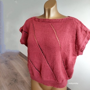 Kötött mellény XS-XXL méret - ruha & divat - női ruha - mellény - Meska.hu