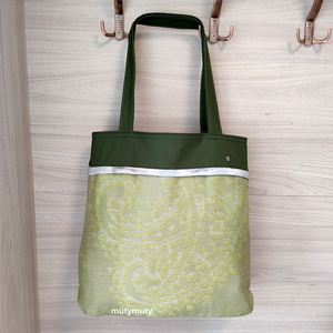 Textil táska, bevásárló táska, shopper (zöld) - táska & tok - bevásárlás & shopper táska - shopper, textiltáska, szatyor - Meska.hu