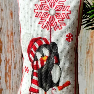 Pingvin és jegesmedve, karácsonyi dekoráció, ajándék, kísérőajándék, téli ajándék, dekoráció - Többféle - karácsony - karácsonyi lakásdekoráció - karácsonyi lakásdíszek - Meska.hu